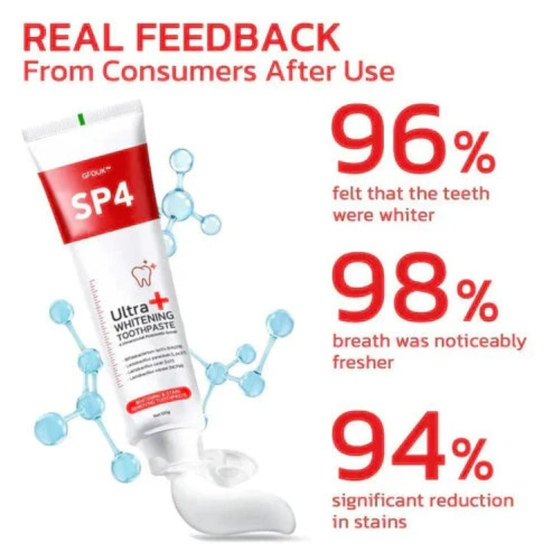 Sp-4 probiotic whitening toothpaste, Teeth Whitener Toothpaste, Natural Tooth Whitener (Buy 1 Get 1 Free)