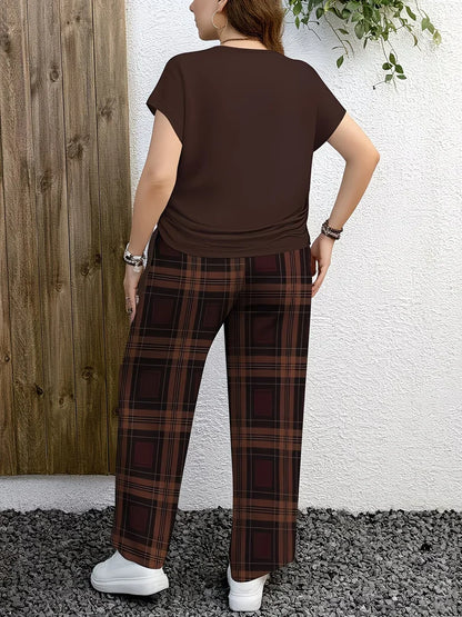 Chic Plaid Co-ord Set
