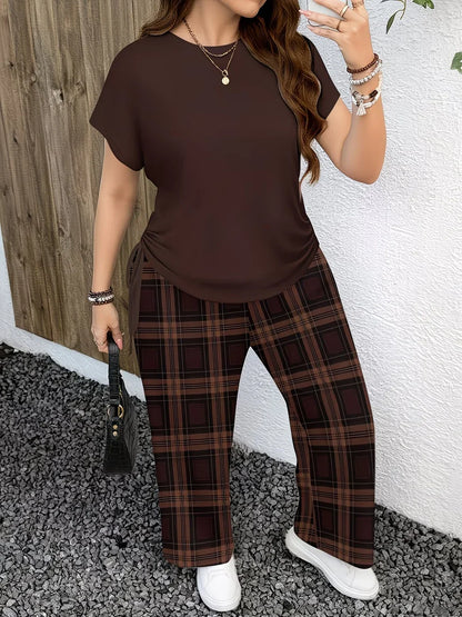 Chic Plaid Co-ord Set