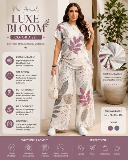 Luxe Bloom Co-ord Set