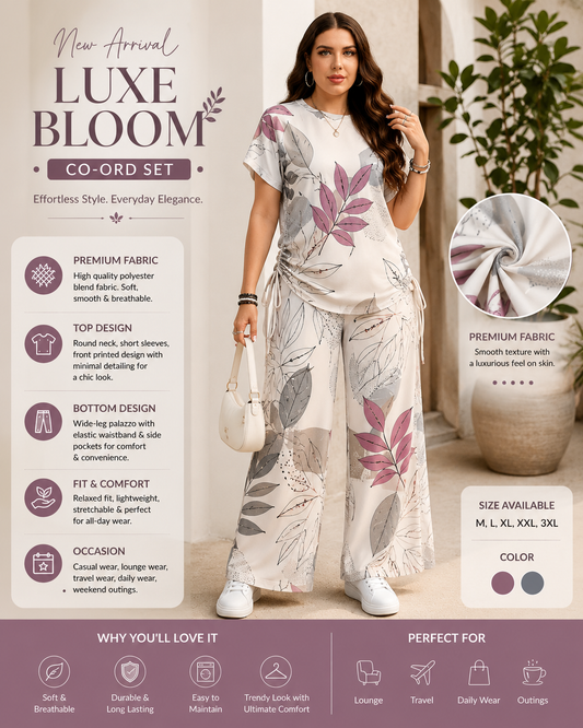 Luxe Bloom Co-ord Set