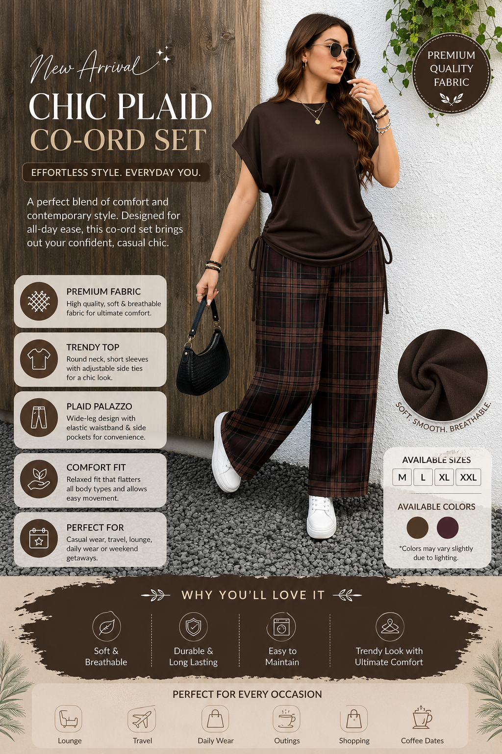Chic Plaid Co-ord Set