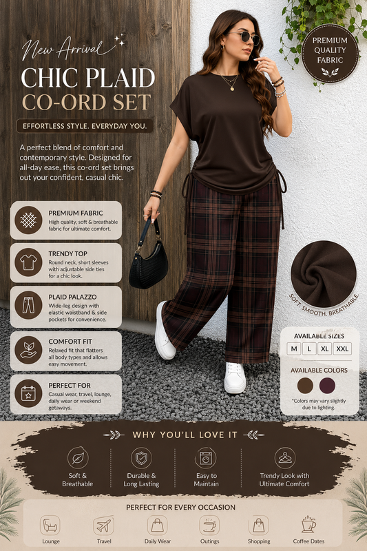 Chic Plaid Co-ord Set