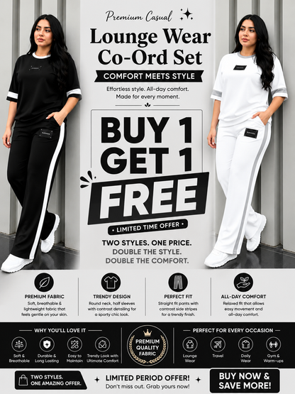 Women's Premium Co-Ord Set – Buy 1 Get 1 FREE