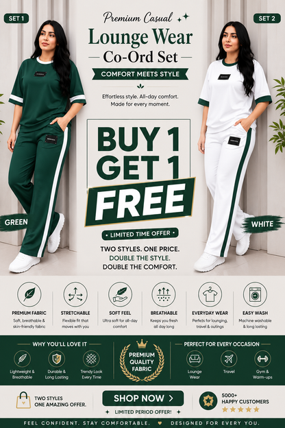 Women's Premium Co-Ord Set – Buy 1 Get 1 FREE