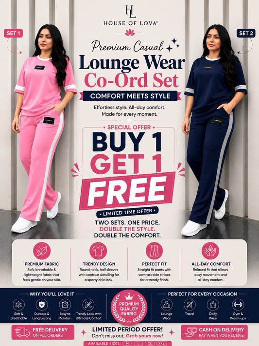 Women's Premium Co-Ord Set – Buy 1 Get 1 Free