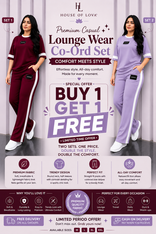 Women's Premium Co-Ord Set – Buy 1 Get 1 Free